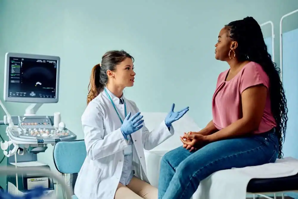 Rejuvenating Intimacy: Exploring Surgical Solutions for Vaginal Laxity 1 Woman have consultation about vaginal laxity Canvey Island